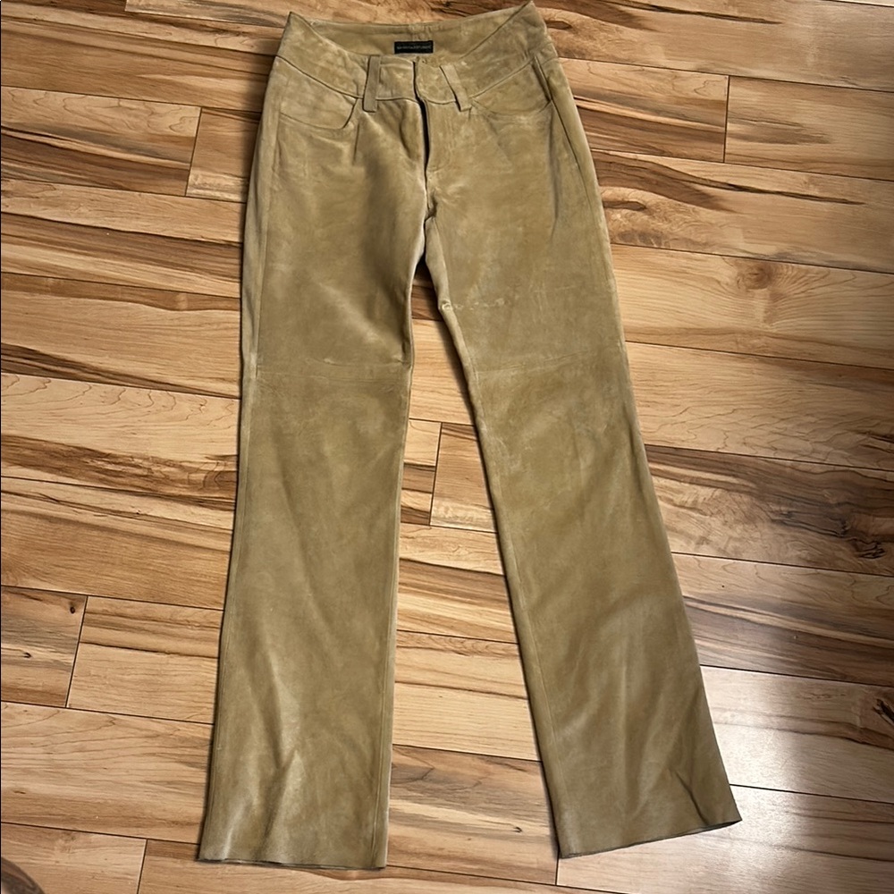 BANANA REPUBLIC 100% leather (suede) pants